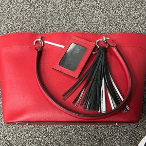 NWOT Calvin Klein red tote